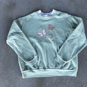 Women’s light green Day Breeze granny sweater crew